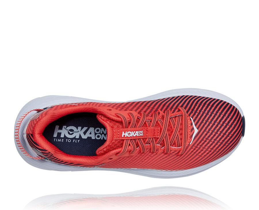 Hoka One One Tenisky Damske Červené/Biele - Rincon 2 - 30641-HKLV